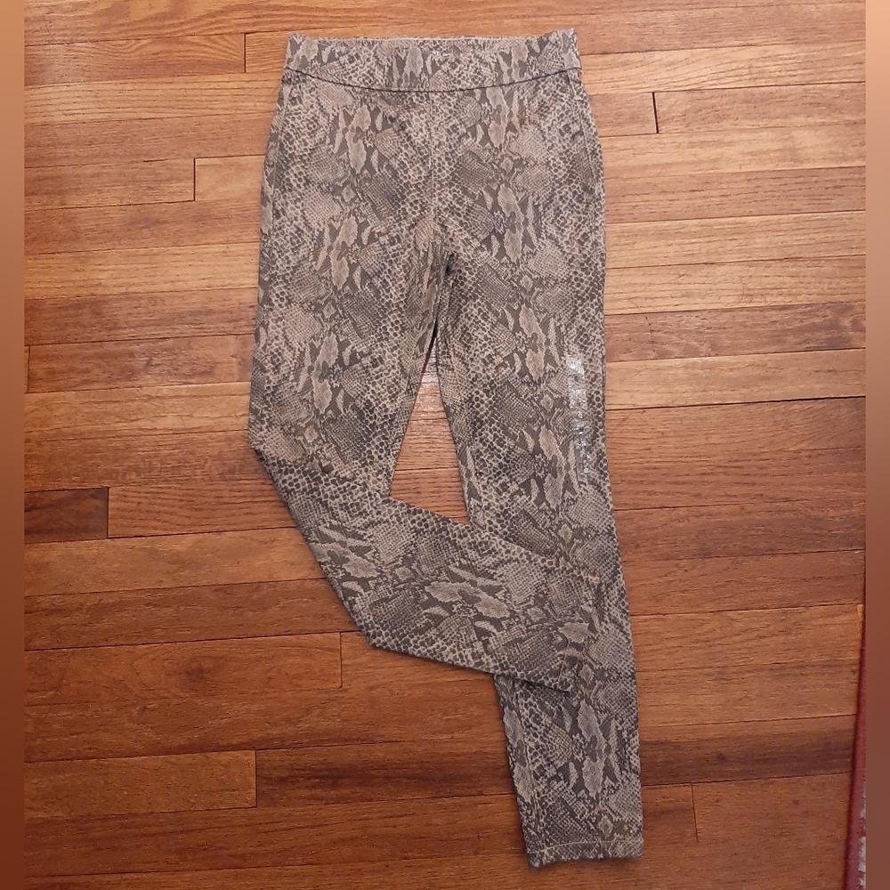NY & C High-waist Snakeskin Print Legging